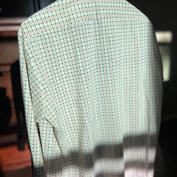 Vintage Sears Western Shirt Red and Black Pattern - Picture 4 of 4